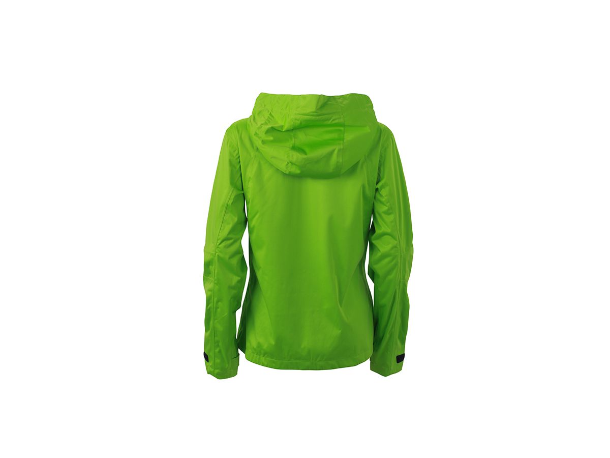 JN Ladies Outdoor Jacket JN1097 100%PES, spring-green/iron-grey, Gr. XL