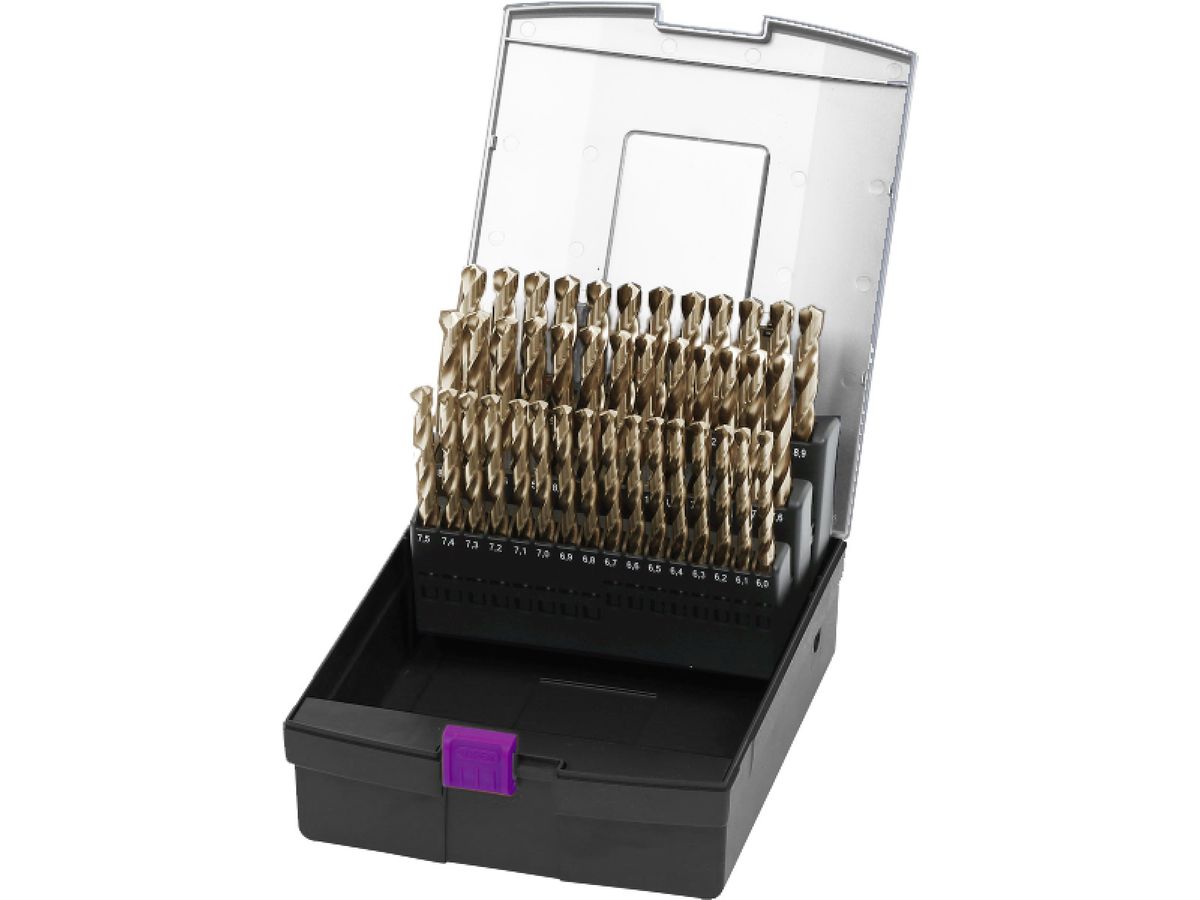 Bohrersatz 41tlg. 6-10mm HSS CO5%