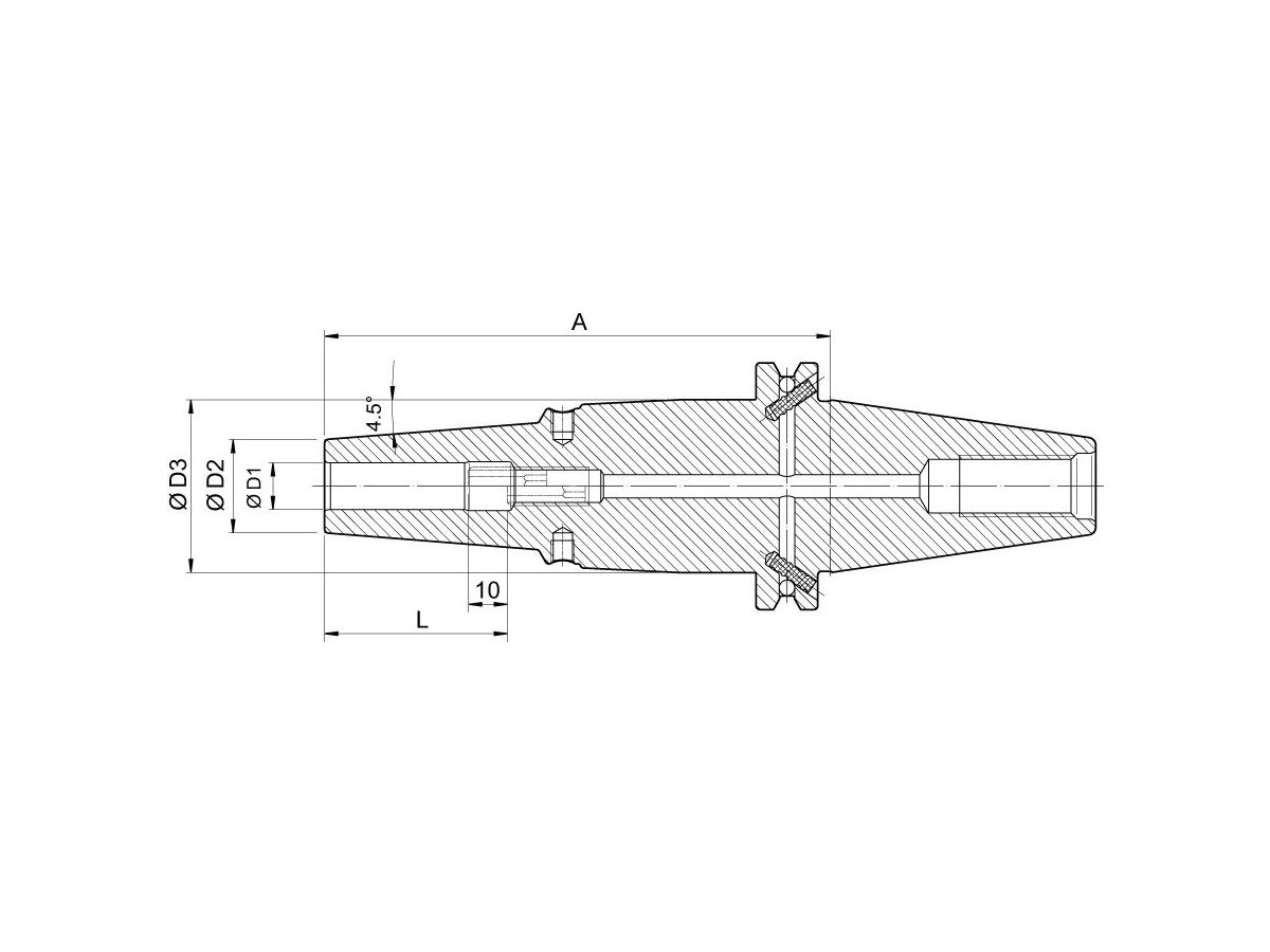 Schrumpff. D69871ADB SK40 32,0/44,0x160mm  Haimer