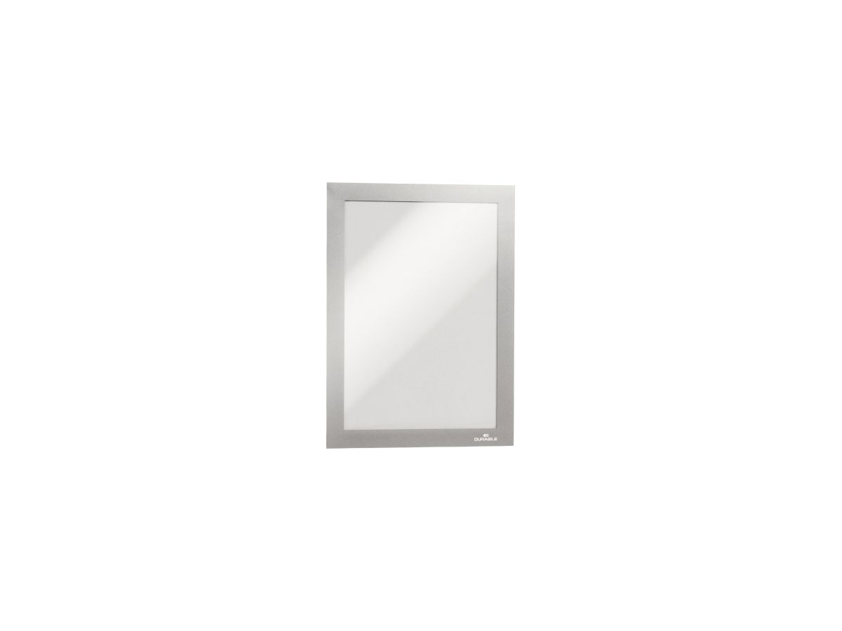 DURABLE Magnetrahmen MAGAFRAME 487123 DIN A5 silber 2 St./Pack.