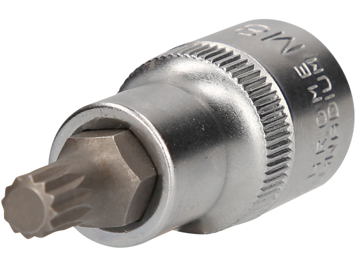 BRILLIANT TOOLS 1/2" Bit-Schrauben- dreher-Einsatz,XZN, 55mm, M8