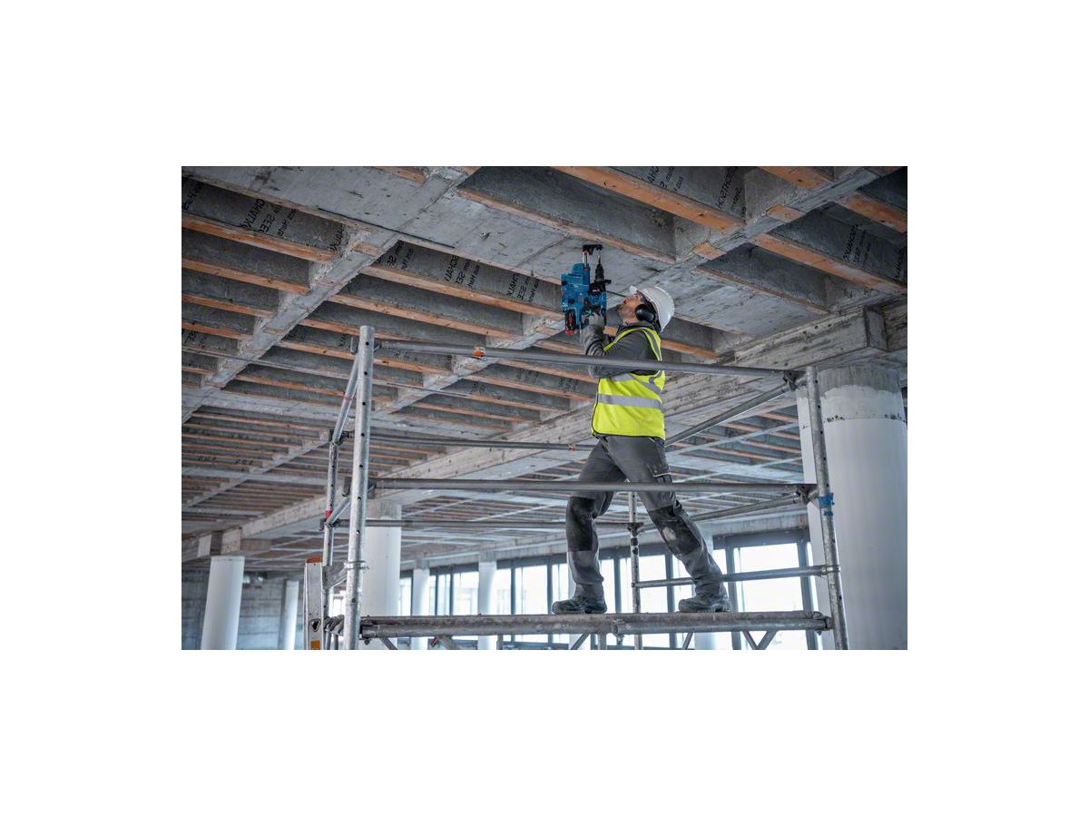 BOSCH Akku-Bohrhammer GBH 18V-28 CF 2x8,0 Ah, Lagegerät, GDE 18V-1 L-BOXX