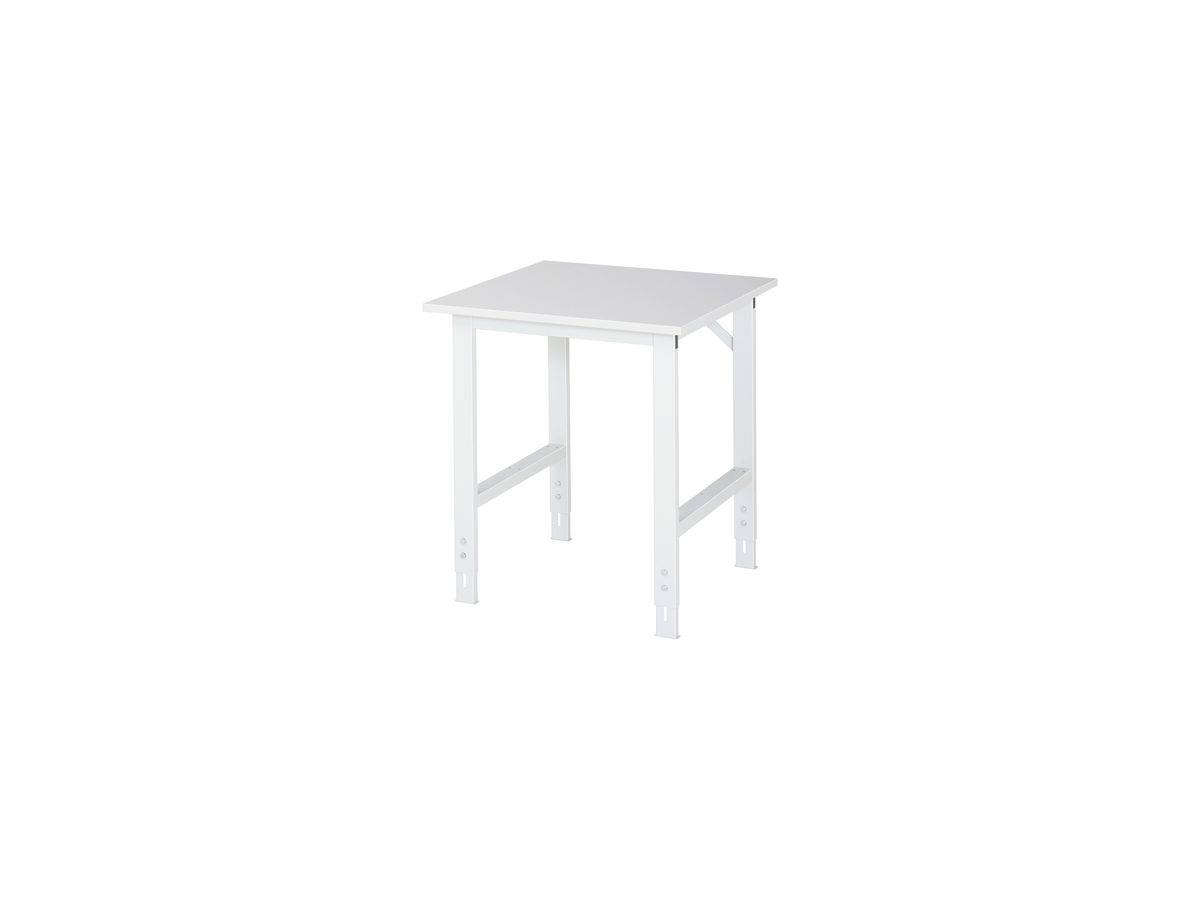 Grundtisch 6030,RAL7035 Melamin 750x800mm