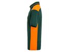 JN Men's Workwear Polo - COLOR - JN858 dark-green/orange, Größe S