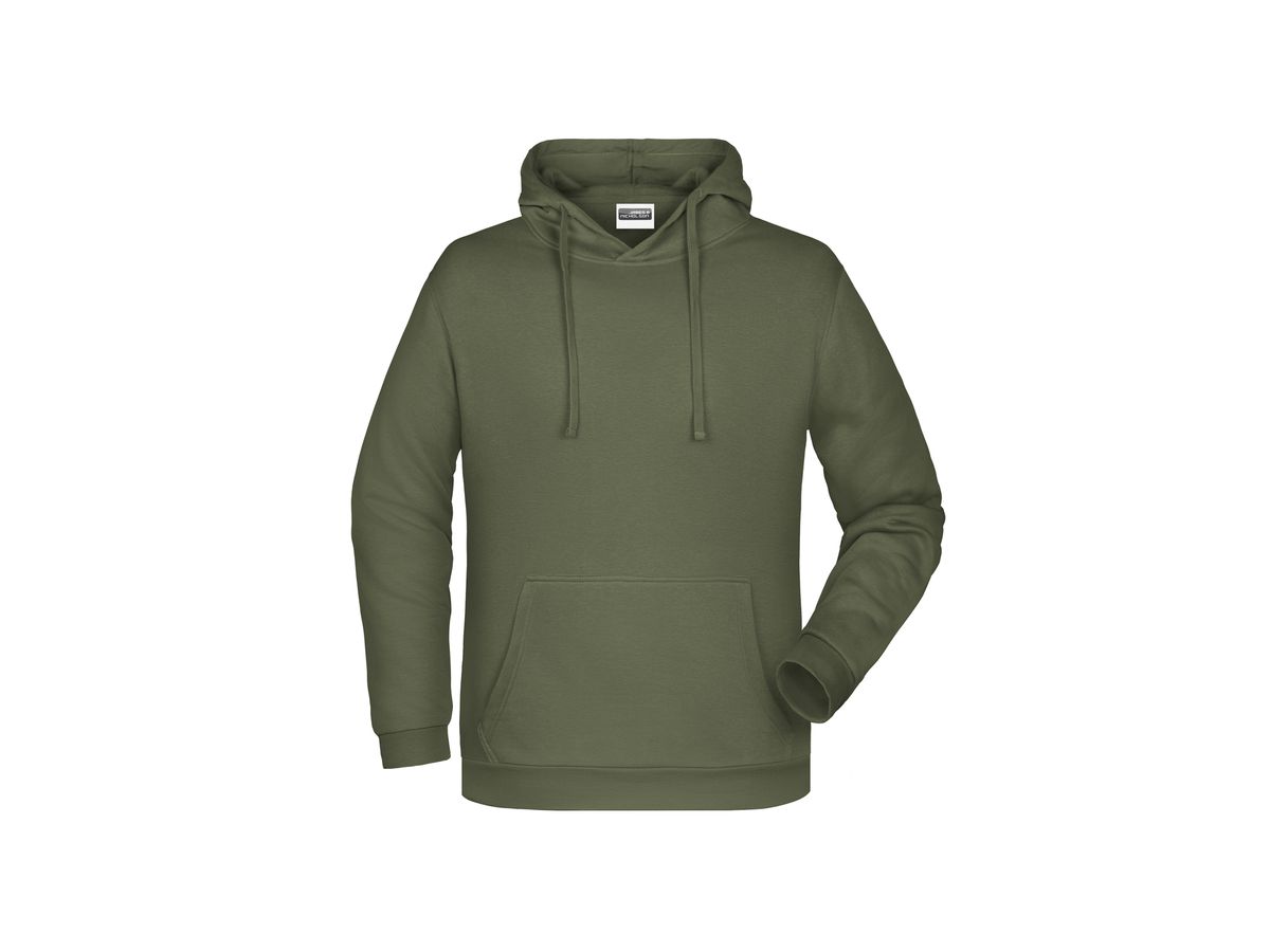 JN Promo Hoody Man JN796 olive, Größe 5XL