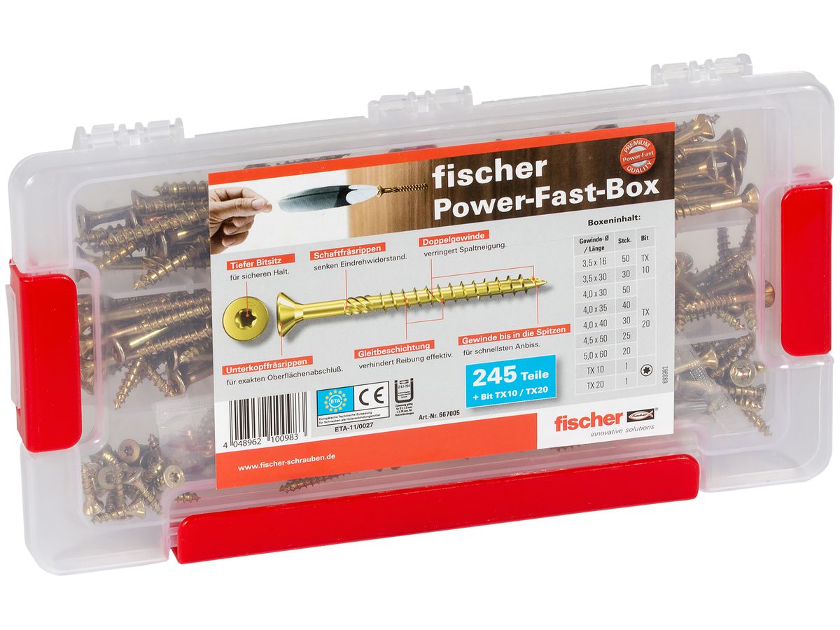 FISCHER PowerFast FPF Sortimentsbox gevz (245) (667005)