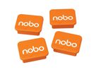 Nobo Magnet 1905327 18x22mm orange 4 St./Pack.