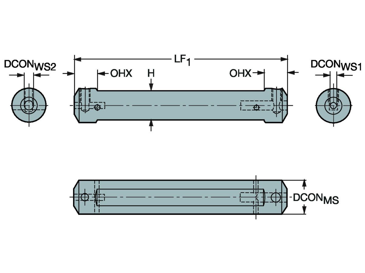 COROMANT DECOLLTAGE-BOHRSTANGEN COROTUR