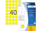 HERMA Markierungspunkt 2251 19mm Papier gelb 1.280 St./Pack.