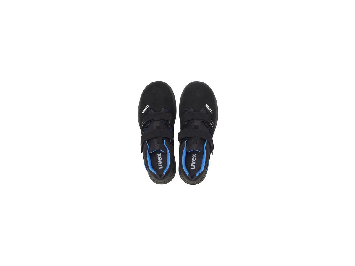 UVEX 2 trend Sandale S1P SRC blau, schwarz Gr. 39 Weite 11 Nr. 6936.2