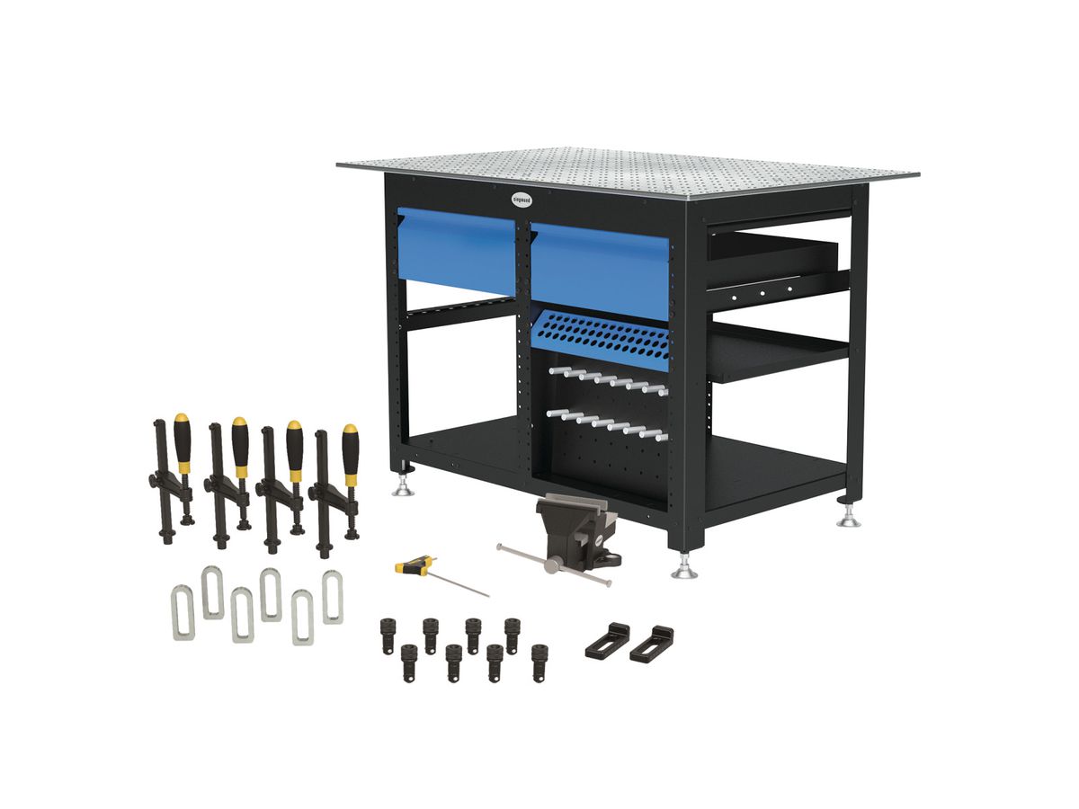 Workstation Basispaket  inkl. 2 Schub- laden inkl. Werkzeug-Set B Werkbank