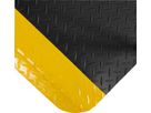 Arbeitsplatzmatte Deckplate ReGen70 schwarz/gelb Laufmeter 900mm breit