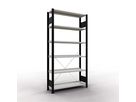 SCHULTE Büroregal-Stecksystem Grundregal mit Anschlagleiste,2000x1000x300