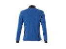 MASCOT Accel. Sweat-Shirt Damen mit RV Gr. 4XL azurblau/schwarzblau 18494-962