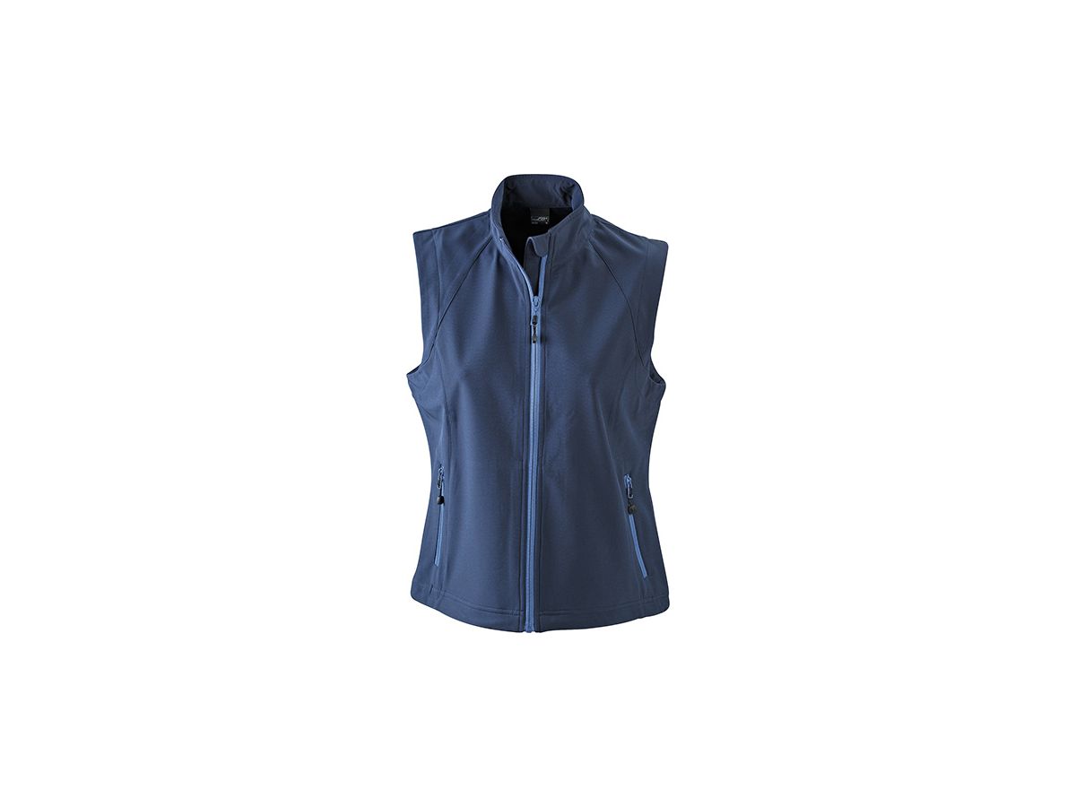 JN Ladies Softshell Vest JN1023 90%PES/10%EL, navy, Größe XL