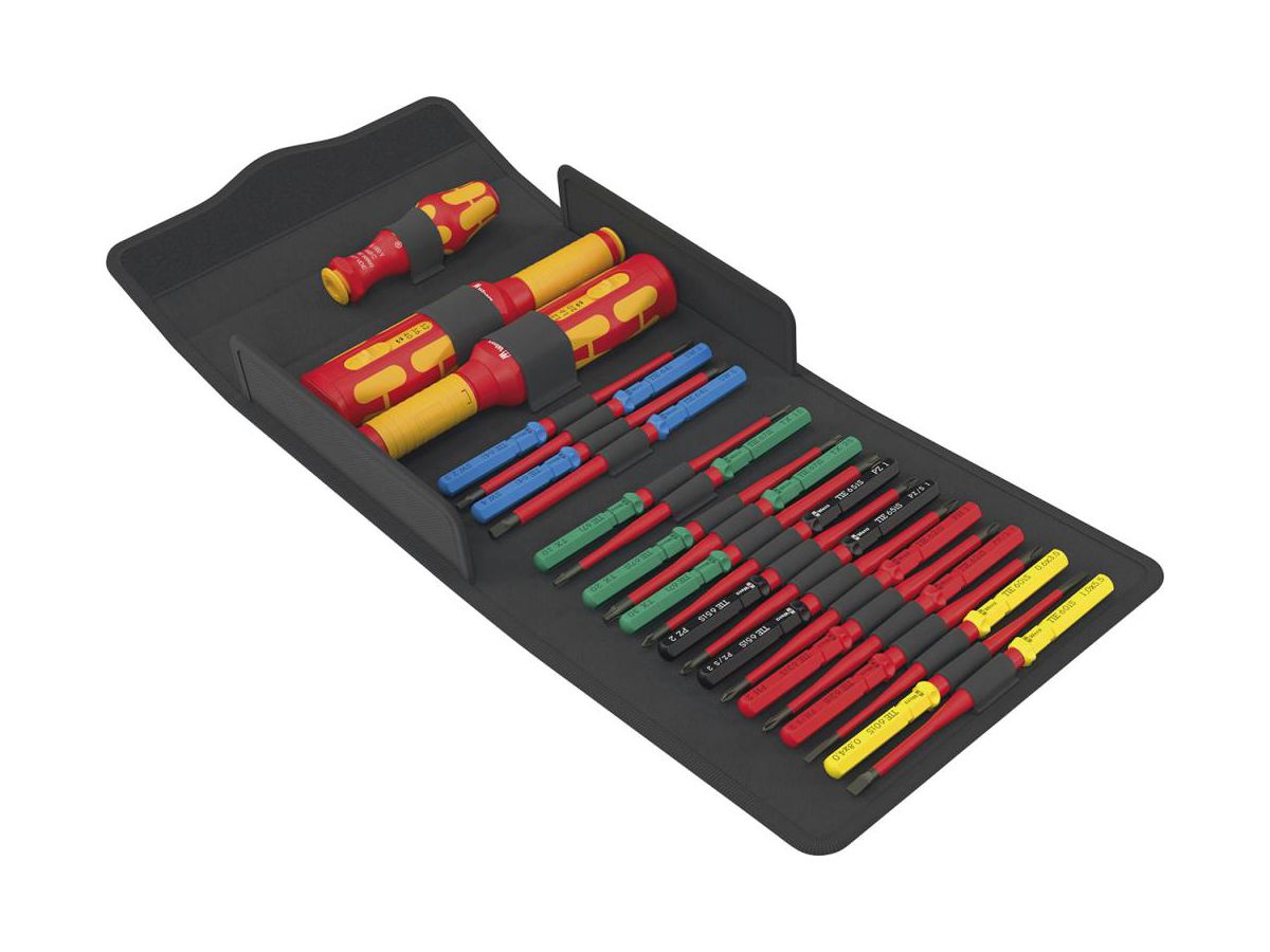 WERA VDE-Wechselklingensatz Safe-Torque Speed, Schaltschrank-Set 1, 23tlg.