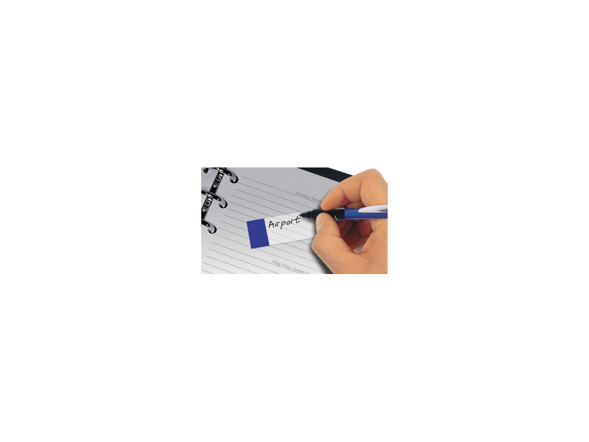 Sigel Haftmarker Transparent HN670 50x80mm farbig sortiert 4 St./Pack.