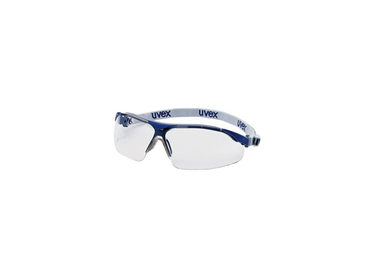 UVEX Schutzbrille i-vo mit Kopfband exc. AS AF klar blau/gr 9160.120