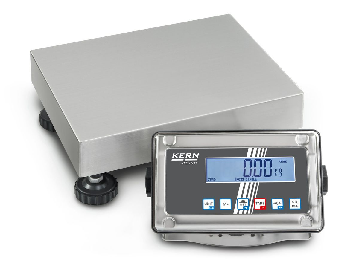 KERN Plattformwaage SFE 60K-2NM Wägebereich 60000 g, Ablesbarkeit 20 g