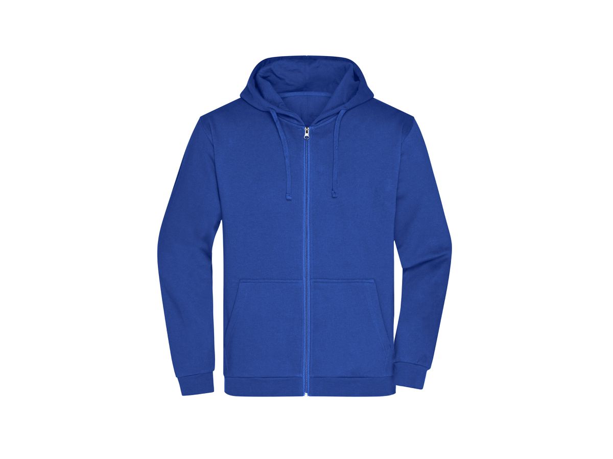JN Promo Zip Hoody Men JN756 80%BW/20%PES dark-royal Gr. 3XL