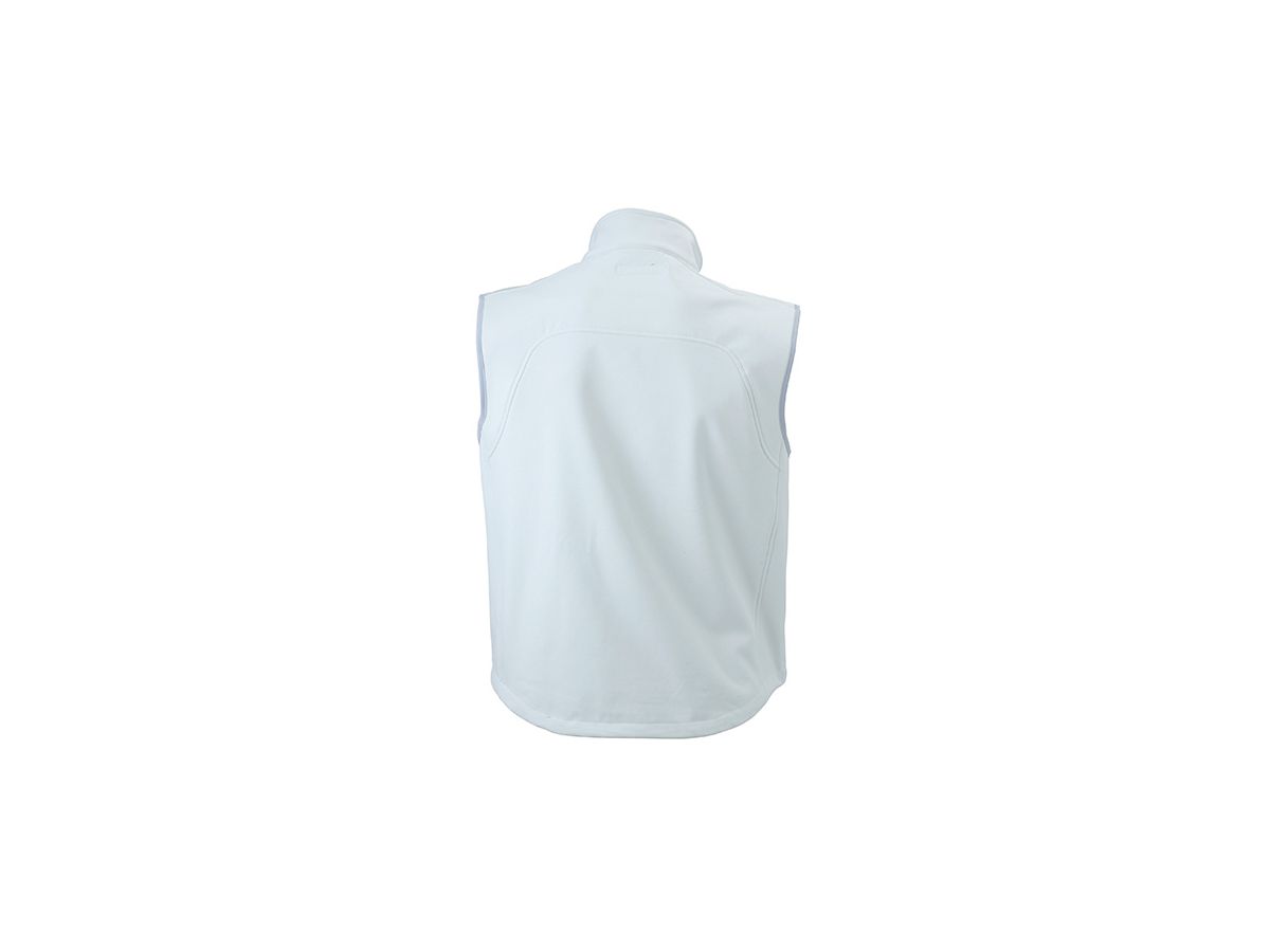JN Mens Softshell Vest JN136 95%PES/5%EL, off-white, Größe M
