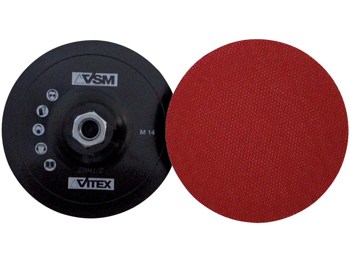 Velcro disc pad 150mm/M14 VSM