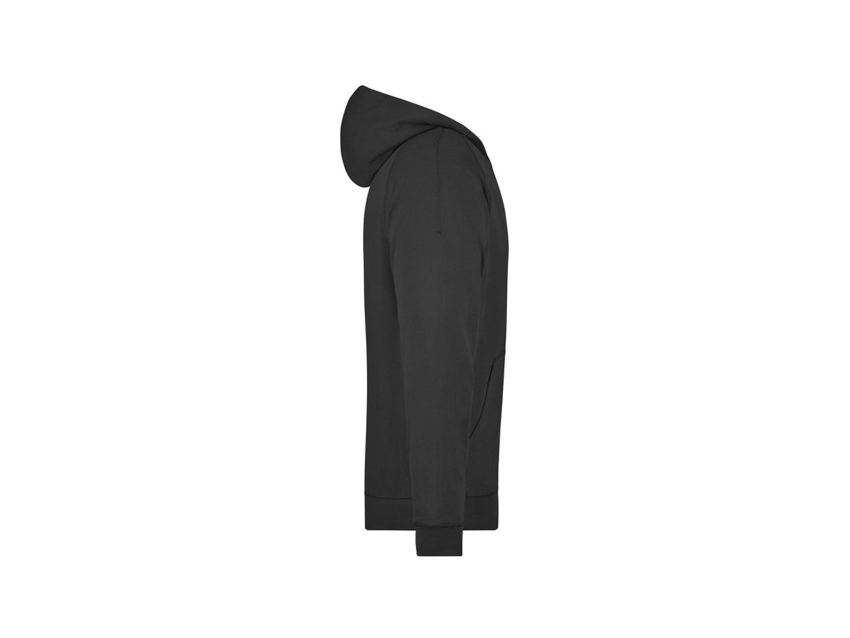 JN Hooded Jacket JN059 100%BW, black, Größe 2XL