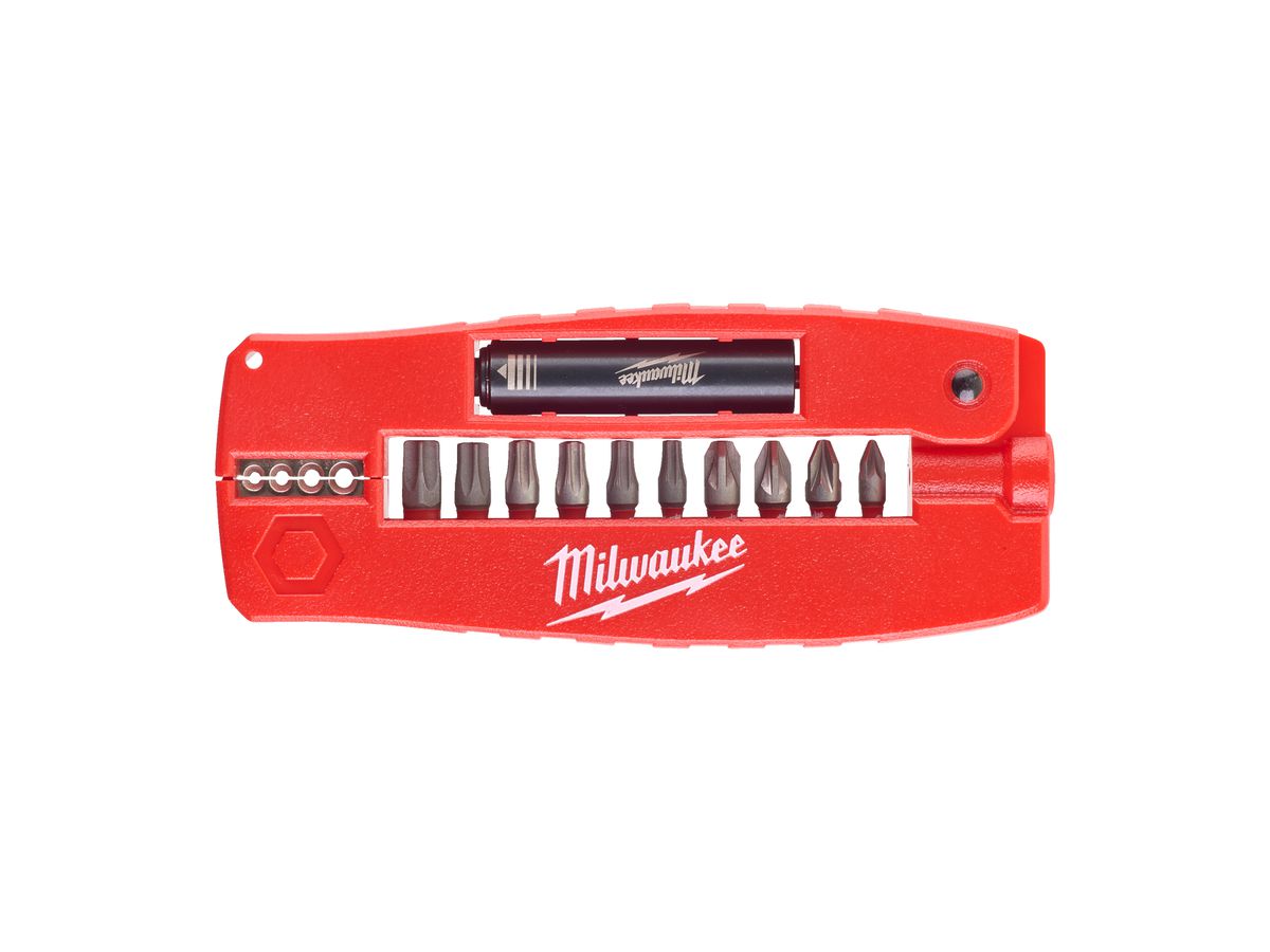 MILWAUKEE SHOCKWAVE Drive Guide Set 12teilig mit PZ und TX