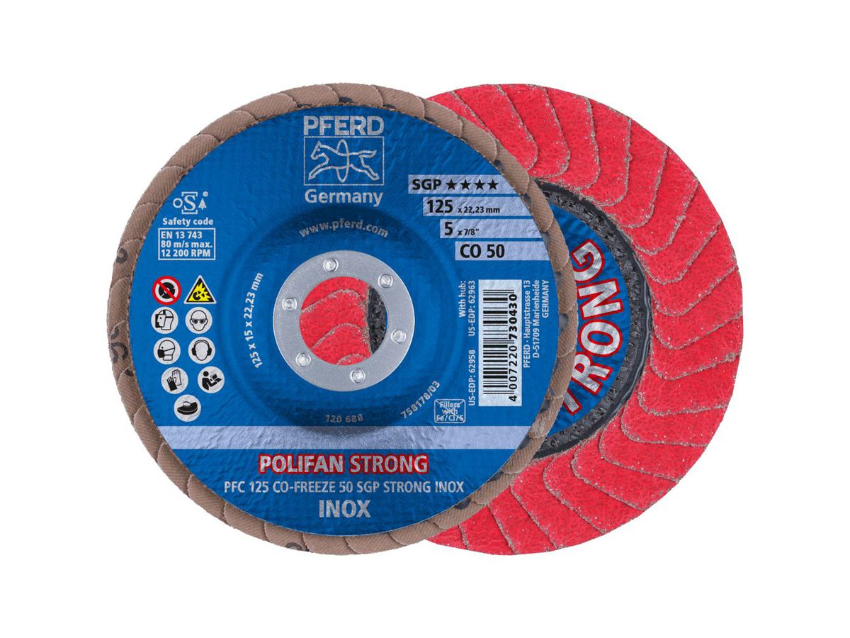 Lamellenschijf CO50FREEZE SGP STRONG 125 mm K50 Pferd