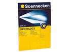 Soennecken Briefblock 2313 DIN A5 70g rautiert 50Blatt weiß