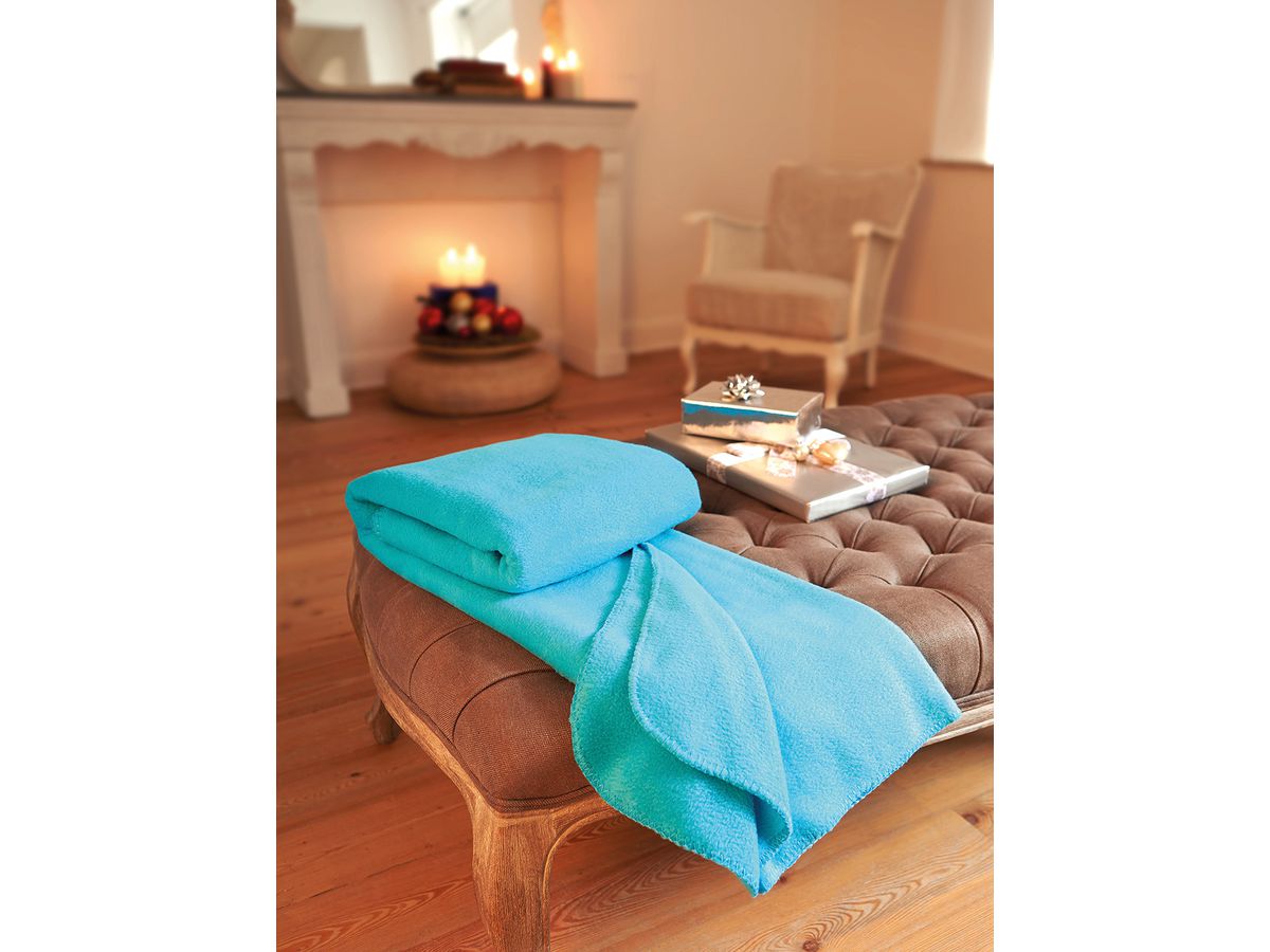 JN Fleece Blanket JN950 100%PES, brown, Größe one size