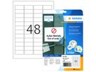 HERMA Etikett 4346 45,7x21,2mm weiß 1.200 St./Pack.