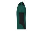 JN Men`s Workwear T-Shirt JN1824 dark-green/black Gr. S