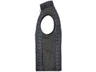 JN Men's Knitted Hybrid Vest JN740 grey-melange/anthracite-melange Gr. S