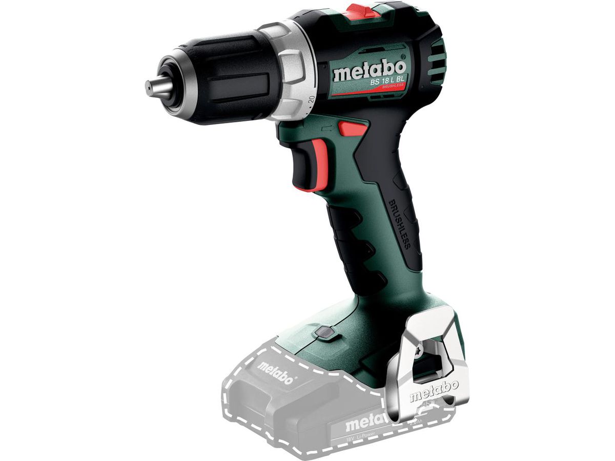 METABO Akku-Bohrschrauber BS 18 L BL, solo, metaBOX 145