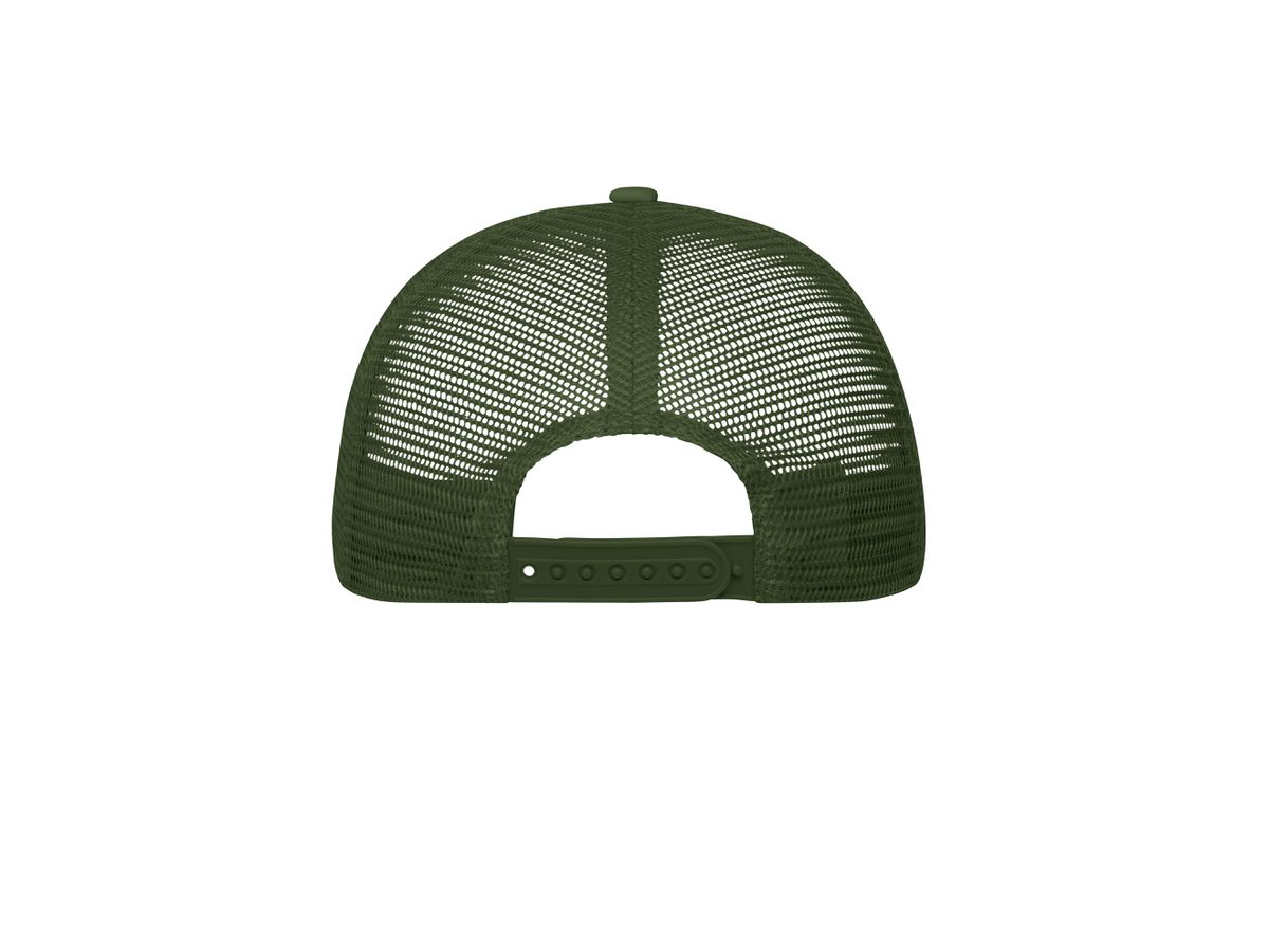 mb 5 Panel Polyester Mesh Cap MB070 dark-olive, Größe one size
