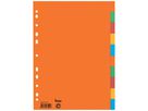 Bene Register 97410 blanko DIN A4 10teilig Karton farbig