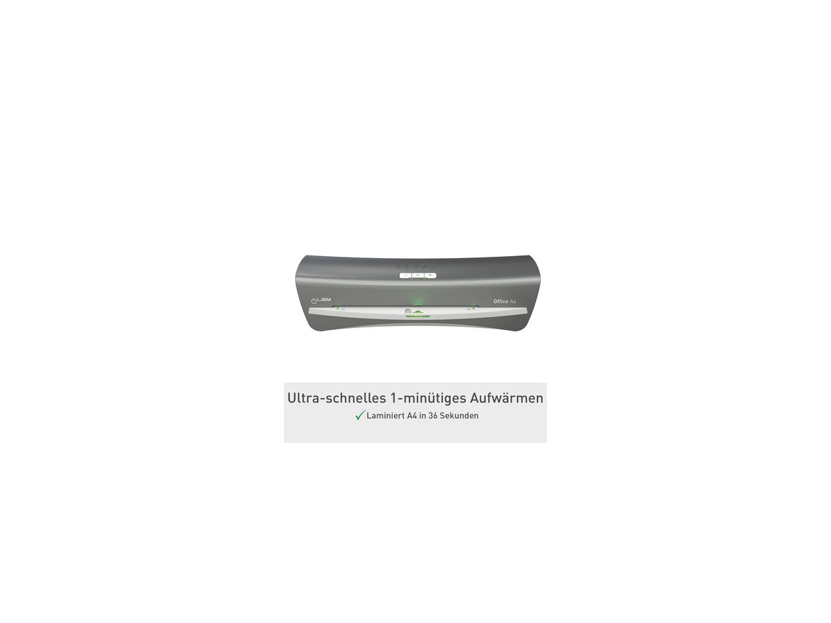 Leitz Laminiergerät iLAM Office 72510084 DIN A4 weiß/silber