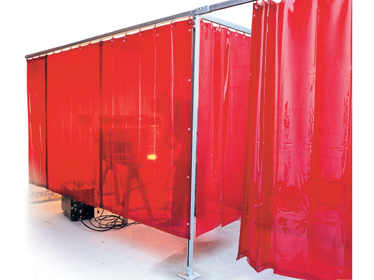 SCHWEISSERVORHANG ROTORANGE