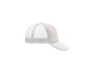 mb 5 Panel Polyester Mesh Cap MB070 light-grey/white, Größe one size