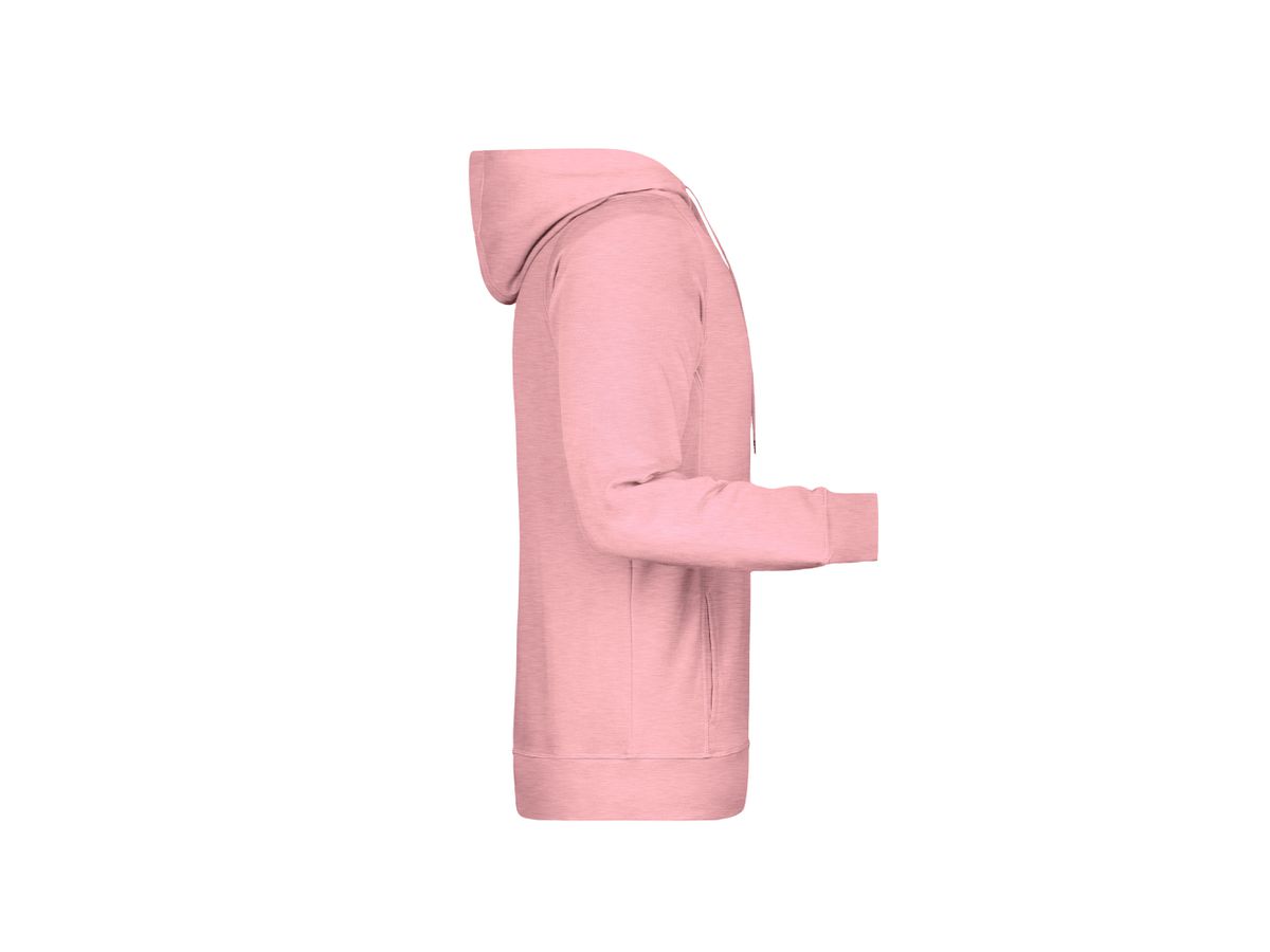 JN Men's Hoody 8024 rose-melange, Größe S