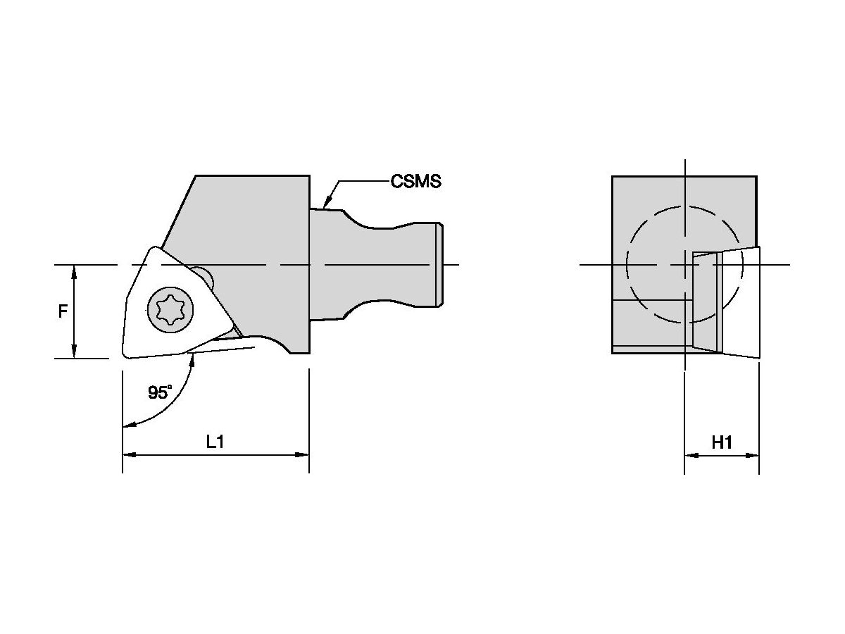 KM SYSTEMS KM16SWLCR0620 KM MICRO 16 SCREW-ON CUTTING UNIT