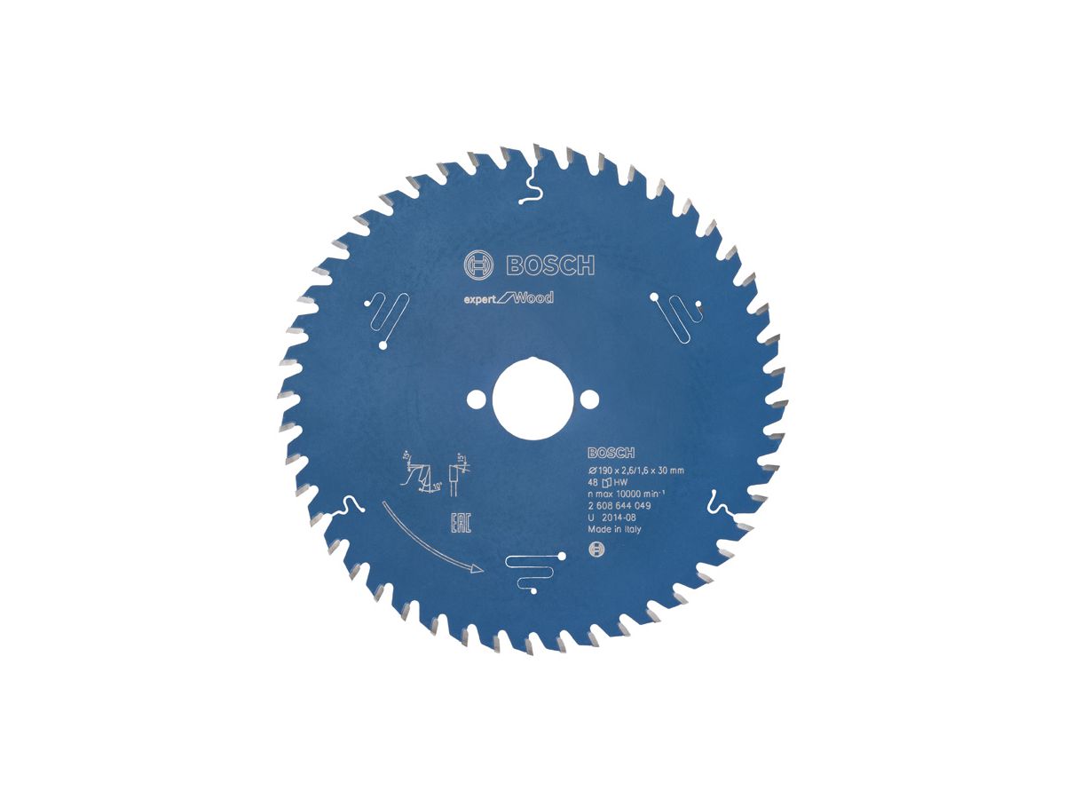 Bosch Keissägeblatt Ø190x30mm 48WZ für zB OSB Platten