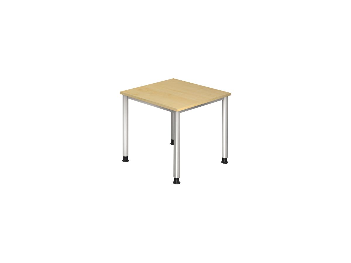 Hammerbacher Schreibtisch VHS08/3/S 80x80cm ahorn