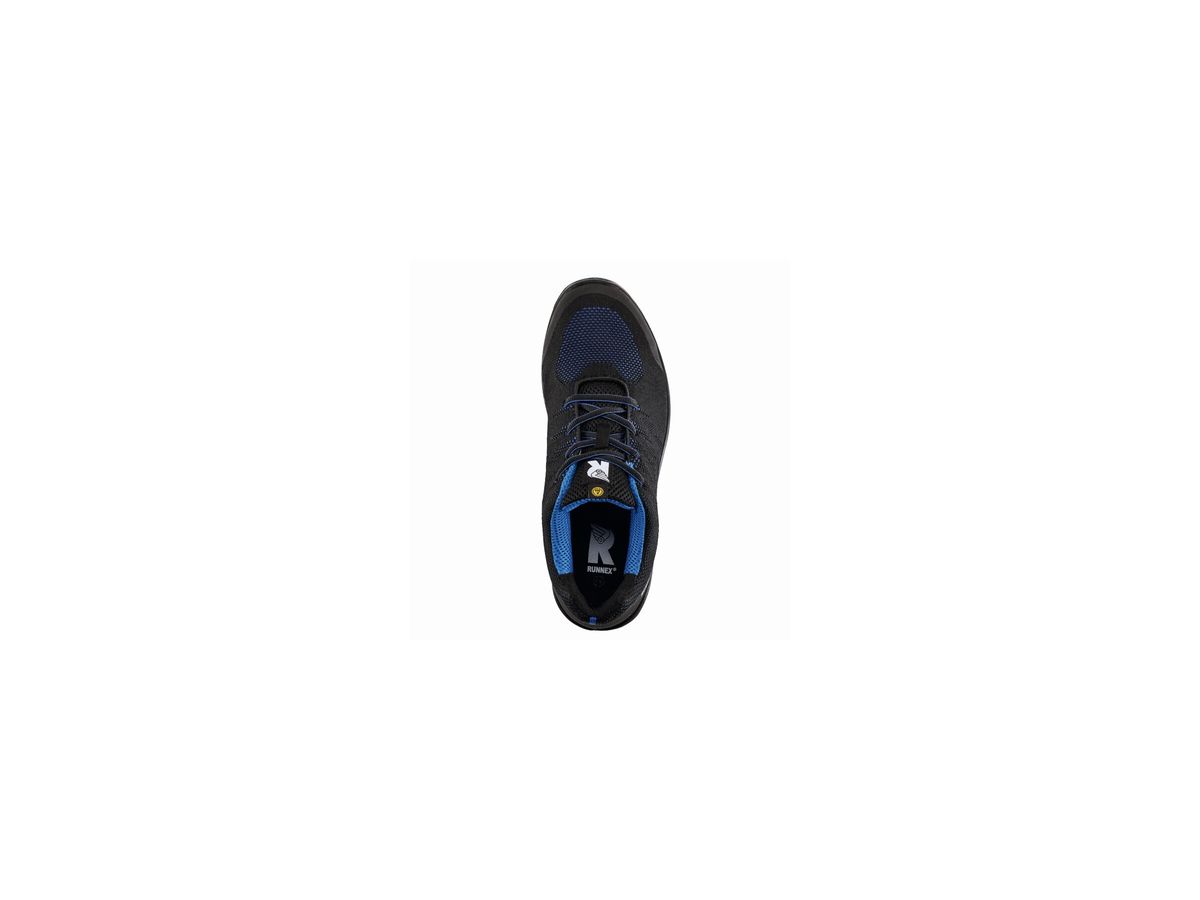 RUNNEX Sicherheitshalbschuhe SportStar 5109, S1P, ESD, schwarz/blau, Gr. 41