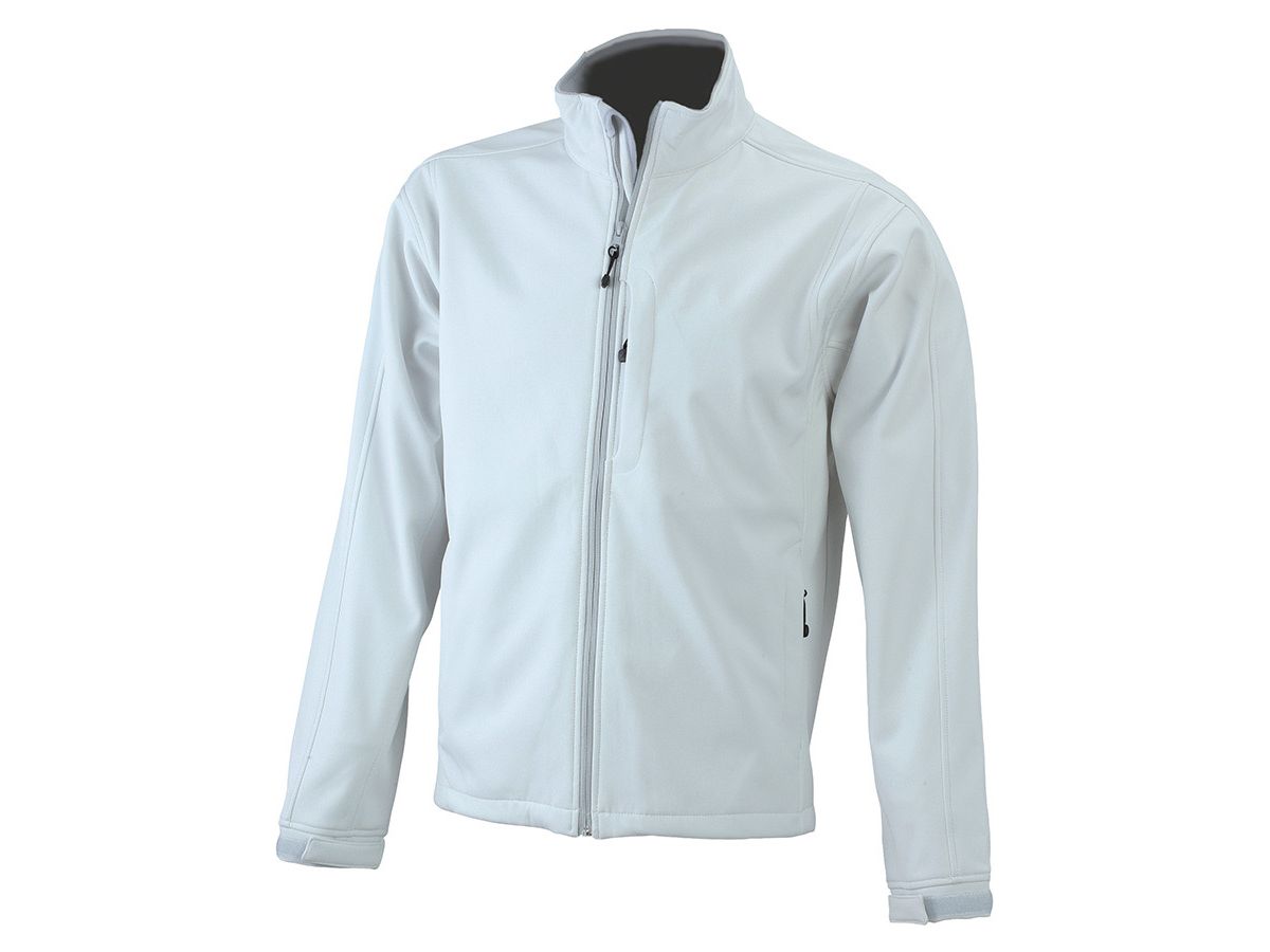 JN Mens Softshell Jacket JN135 95%PES/5%EL, off-white, Größe L