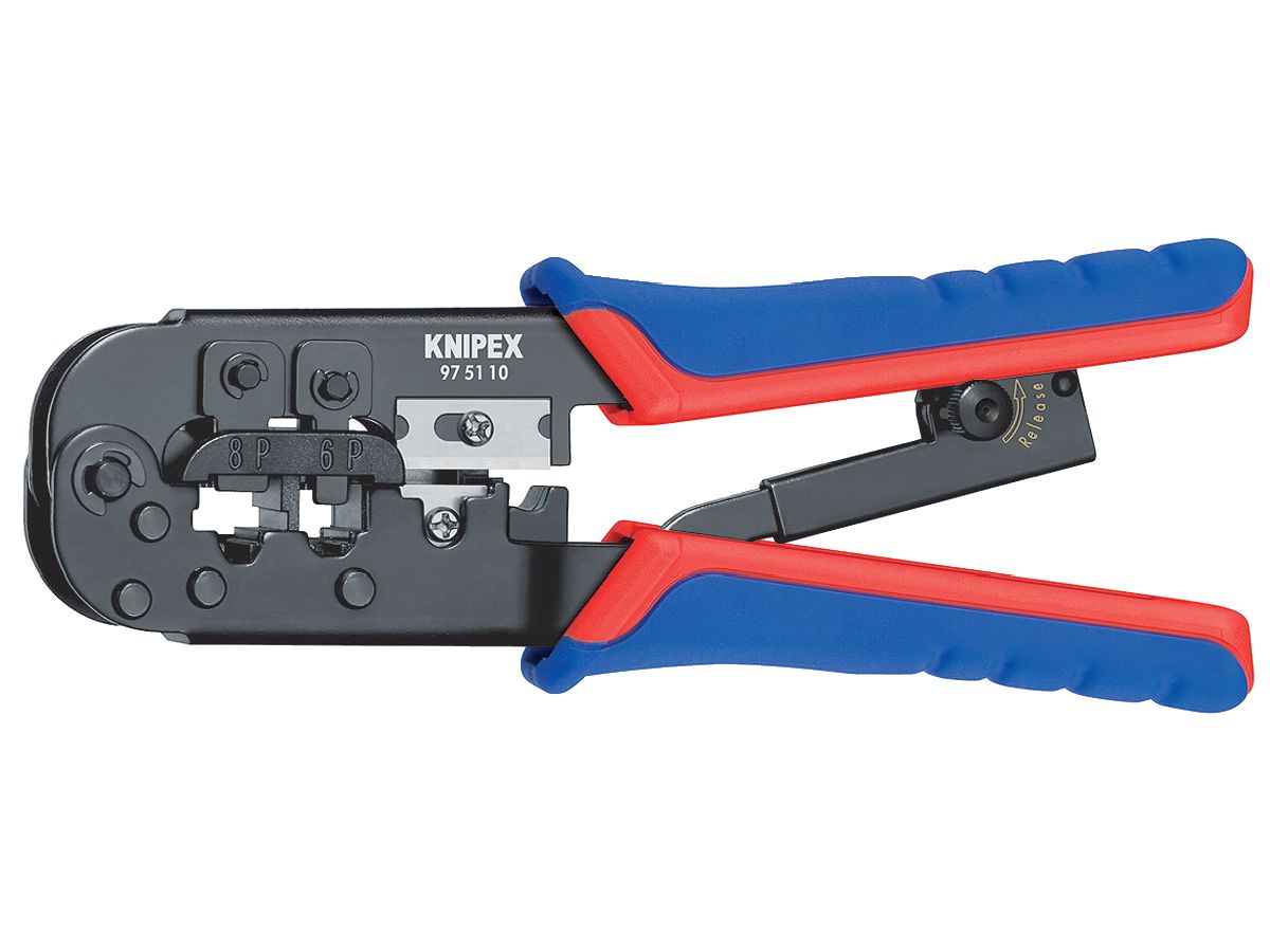Crimping lever plier 6/8-pole Western Knipex