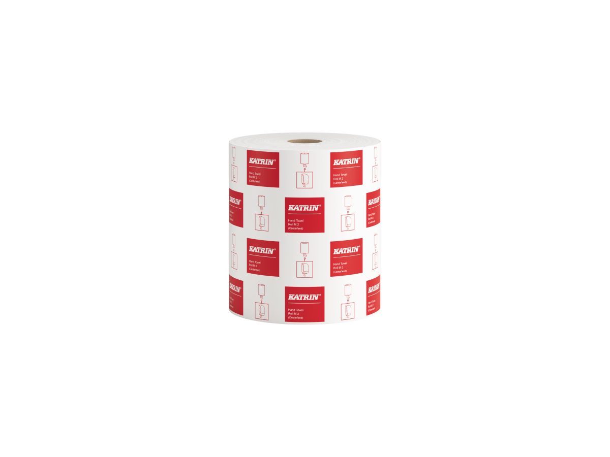Handtuchrolle weiss 2-lagig 20,5x30cm 500 Blatt/Rolle