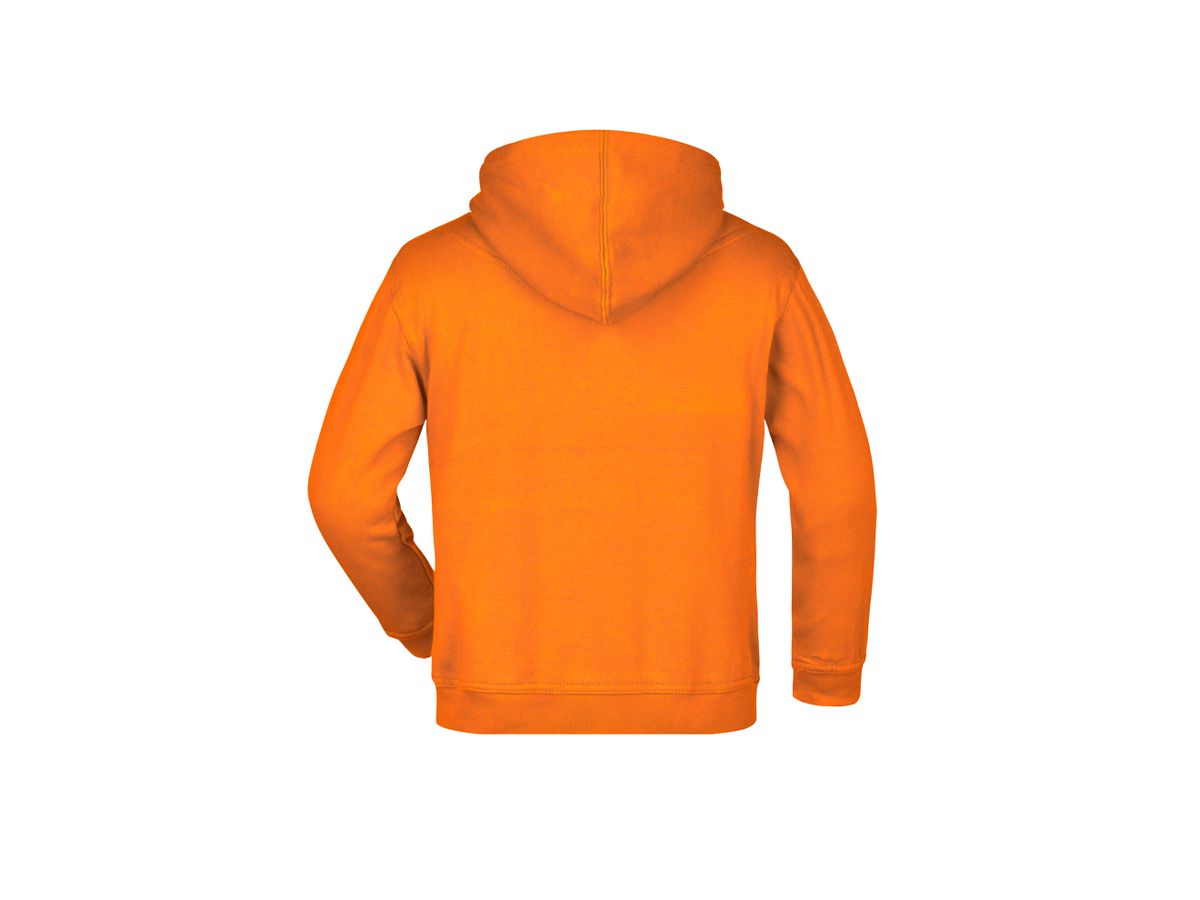 JN Hooded Sweat Junior JN047K 80%BW/20%PES, orange, Größe XS