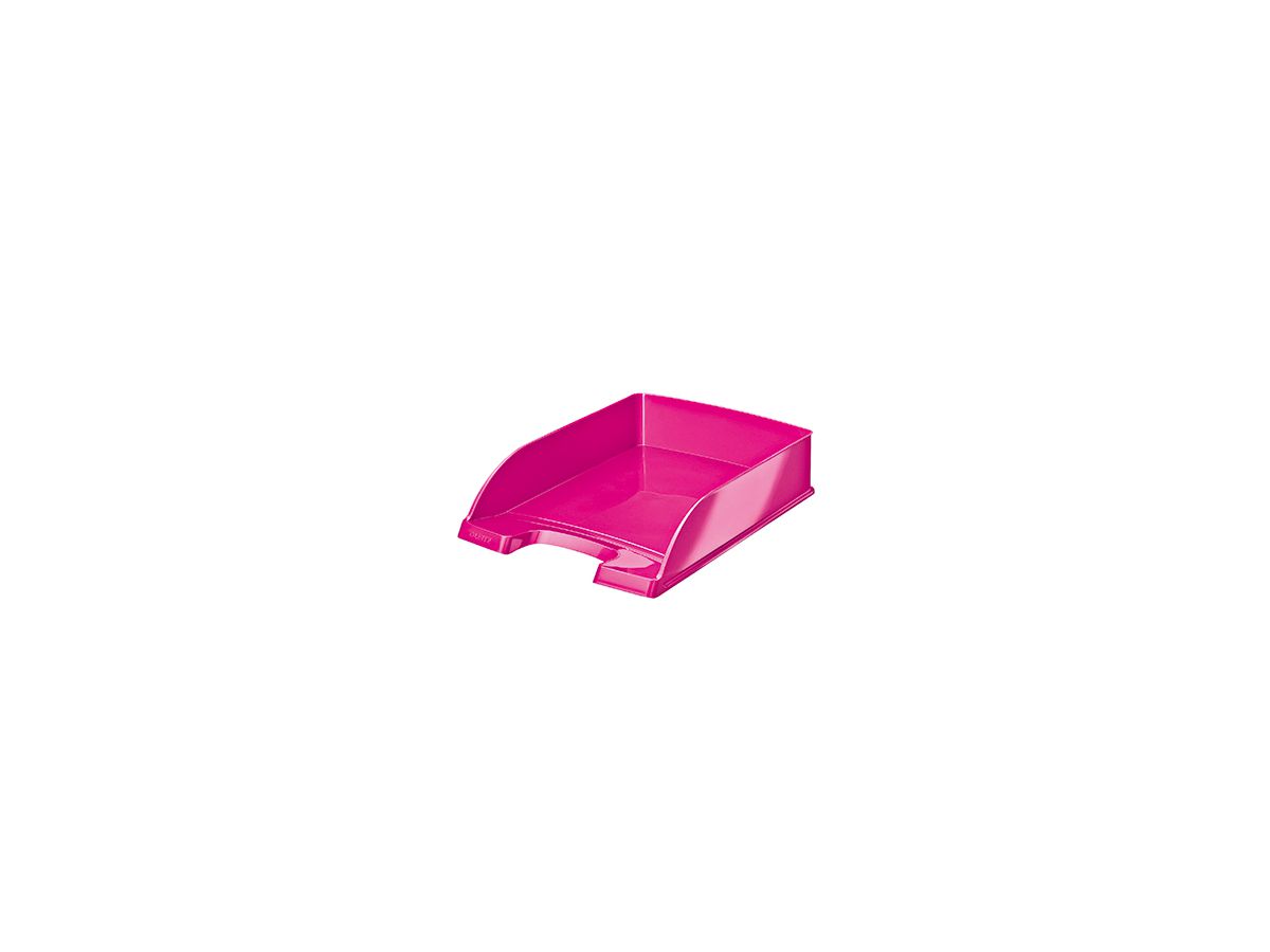 Leitz Briefablage WOW Plus 52263023 DIN A4 stapelbar PS pink metallic